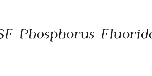 SF Phosphorus Fluoride Logo