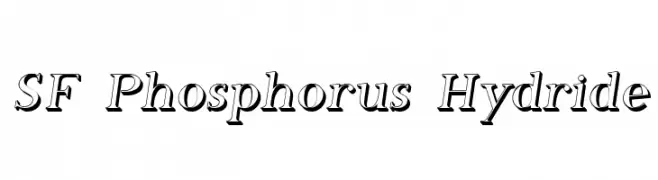 SF Phosphorus Hydride  les polices de caractères gratuit tlcharger