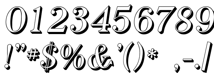 SF Phosphorus Hydride Font OTHER CHARS