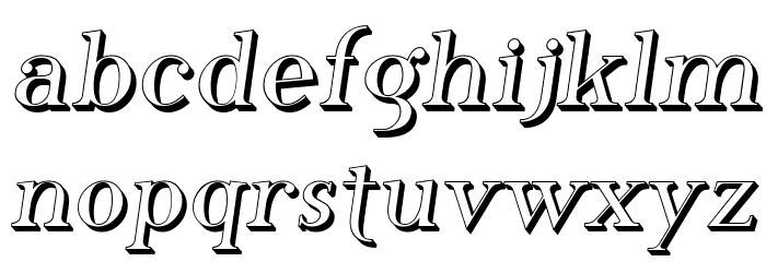 SF Phosphorus Hydride Font LOWERCASE