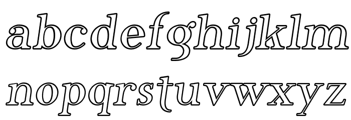 SF Phosphorus Iodide Font LOWERCASE