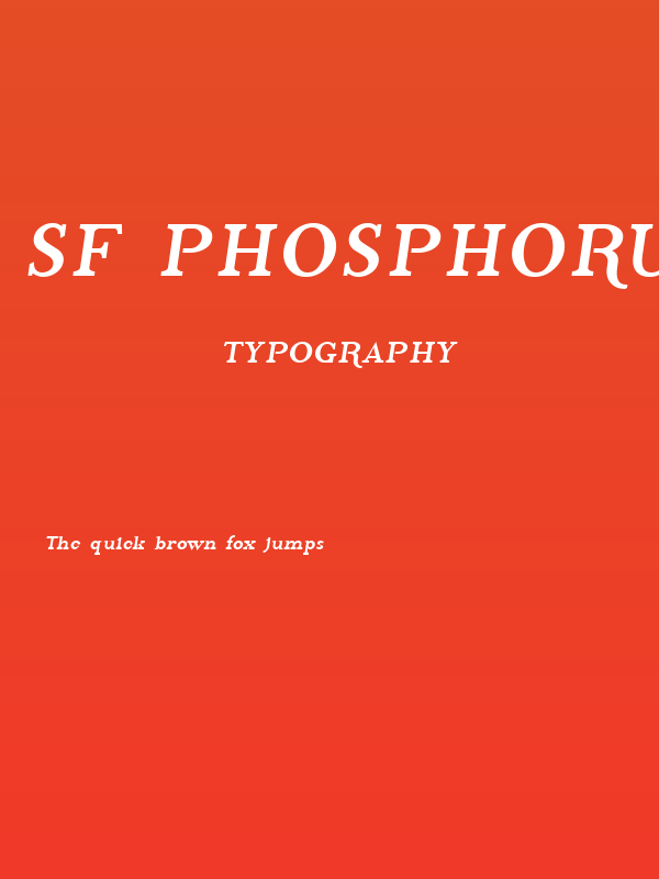 SF Phosphorus Tribromide Poster