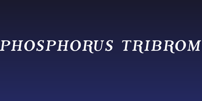 SF Phosphorus Tribromide Social Header