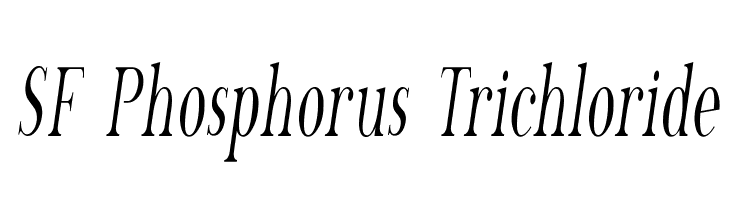 SF Phosphorus Trichloride  baixar fontes gratis