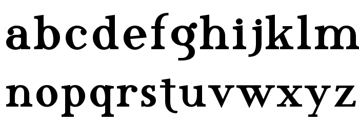 SF Phosphorus Triselenide Font LOWERCASE