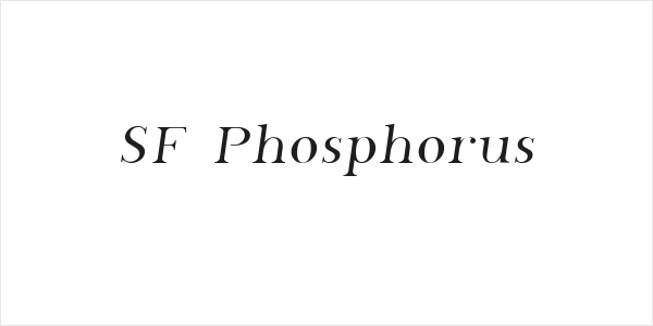 SF Phosphorus Logo
