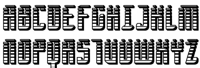 SF Piezolectric SFX Schriftart Groß