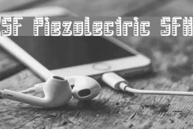 SF Piezolectric SFX フォント examples