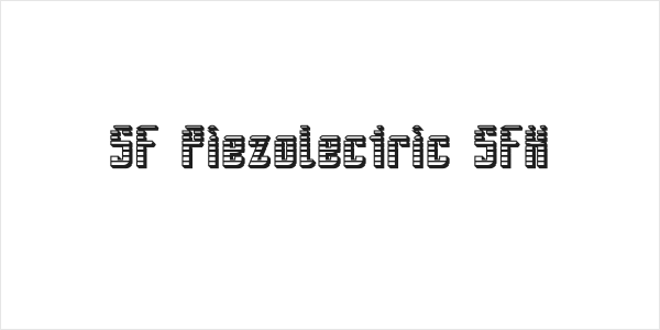 SF Piezolectric SFX Logo