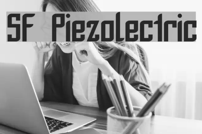 SF Piezolectric フォント examples