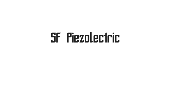 SF Piezolectric Logo