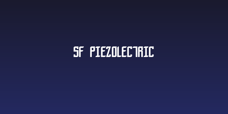 SF Piezolectric Social Header