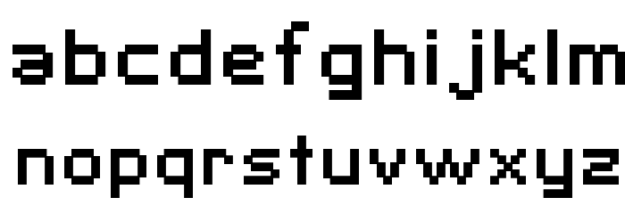 SF Pixelate Bold Font LOWERCASE