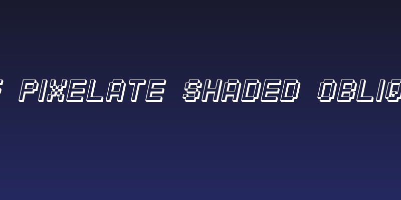 SF Pixelate Shaded Oblique Social Header