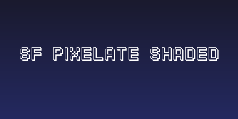 SF Pixelate Shaded Social Header