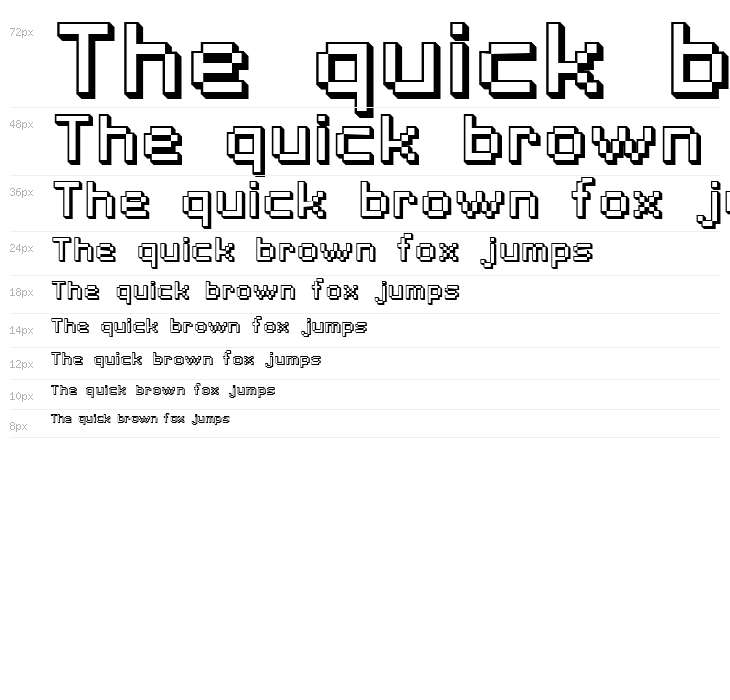 SF Pixelate Shaded Waterfall