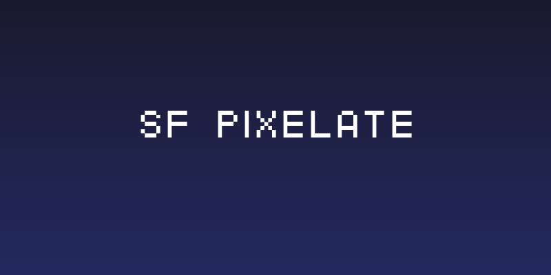 SF Pixelate Social Header