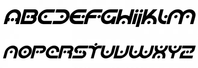 SF Planetary Orbiter Bold Italic 字体 大写
