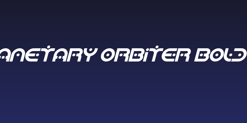 SF Planetary Orbiter Bold Italic Social Header