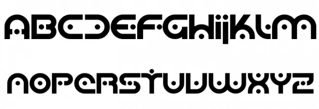 SF Planetary Orbiter Bold 字体 大写