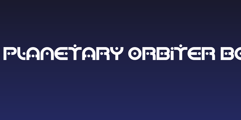 SF Planetary Orbiter Bold Social Header
