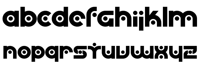 SF Planetary Orbiter Bold Font LOWERCASE