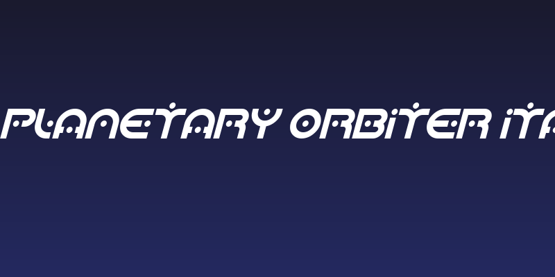 SF Planetary Orbiter Italic Social Header
