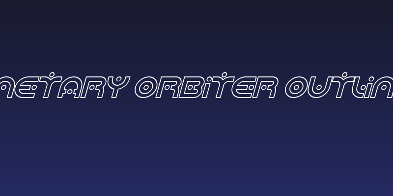 SF Planetary Orbiter Outline Italic Social Header