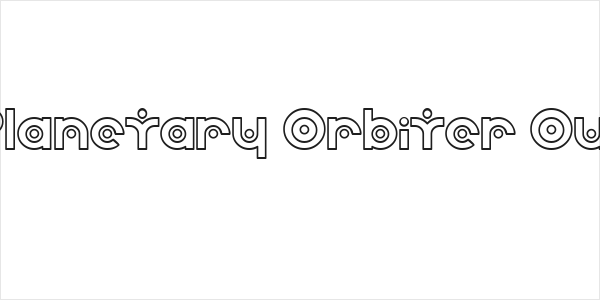 SF Planetary Orbiter Outline Logo