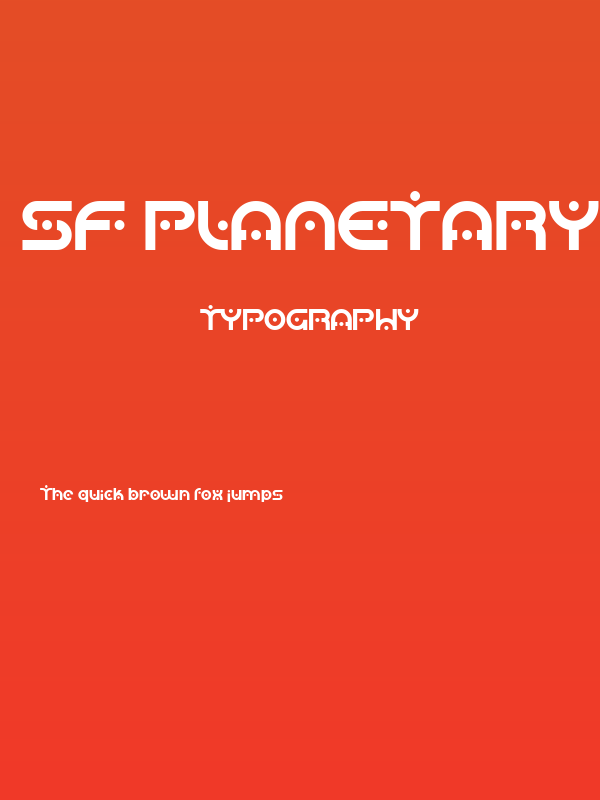 SF Planetary Orbiter Poster