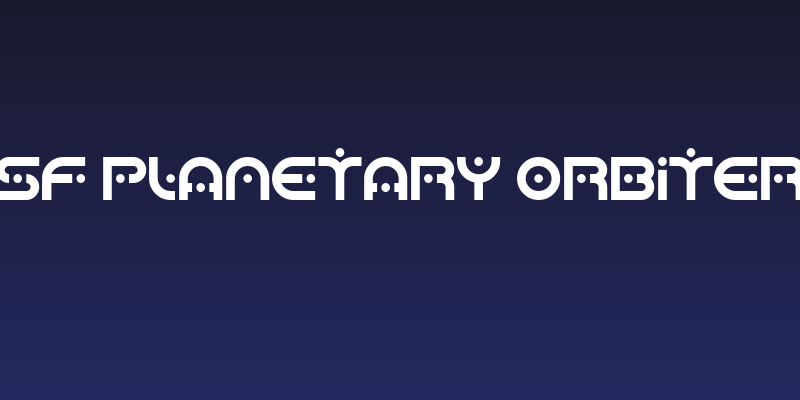 SF Planetary Orbiter Social Header