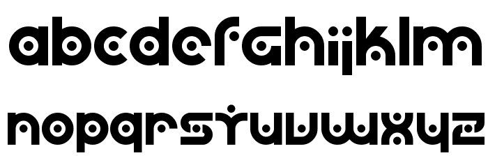 SF Planetary Orbiter Font LOWERCASE