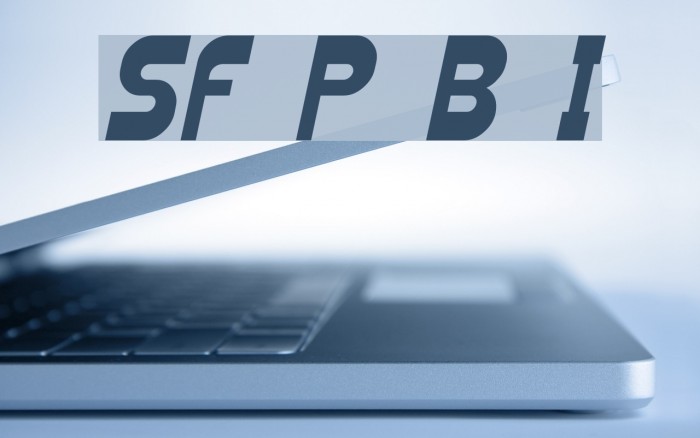 SF Plasmatica Bold Italic Font examples