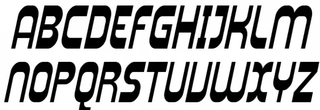 SF Plasmatica Cond Italic Caratteri MAIUSCOLE