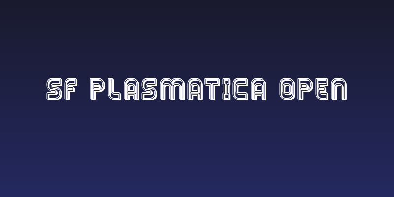 SF Plasmatica Open Social Header