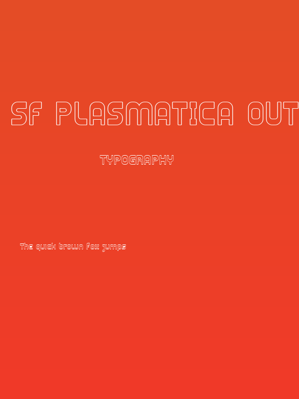 SF Plasmatica Outline Poster