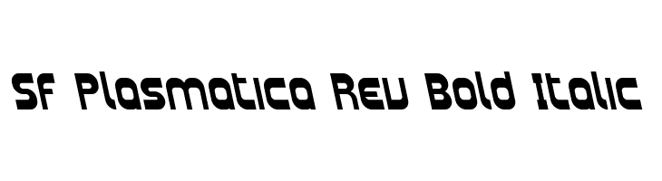 SF Plasmatica Rev Bold Italic  नि: शुल्क फ़ॉन्ट्स डाउनलोड
