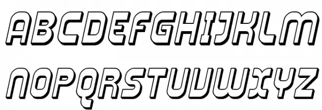 SF Plasmatica Shaded Italic خط أحرف كبيرة