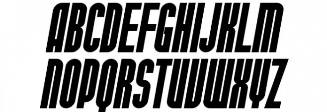 SF Port McKenzie Bold Italic Schriftart Groß