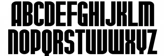 SF Port McKenzie Extended Bold Schriftart Groß