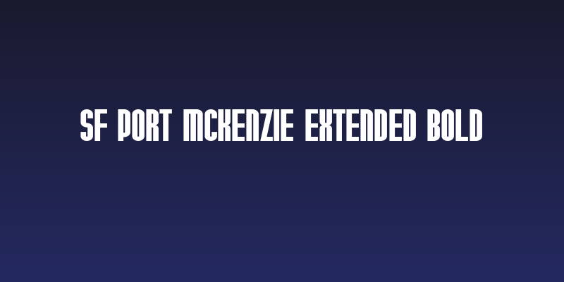 SF Port McKenzie Extended Bold Social Header