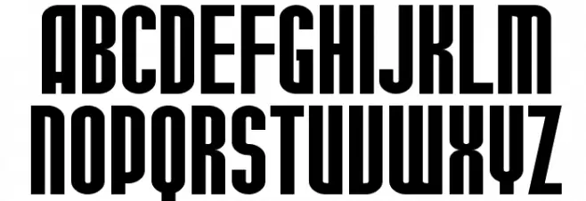 SF Port McKenzie Extended Font Litere mari