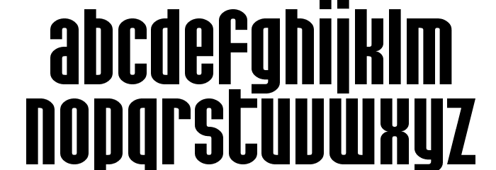 SF Port McKenzie Extended フォント 小文字
