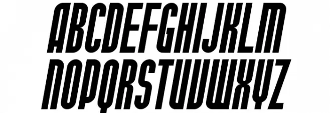 SF Port McKenzie Italic Schriftart Groß
