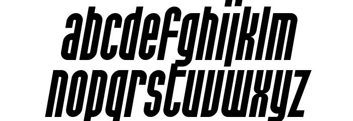 SF Port McKenzie Italic Font LOWERCASE