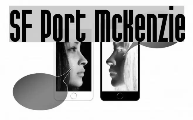 SF Port McKenzie Font examples