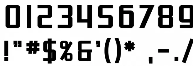 SF Proverbial Gothic Bold Font OTHER CHARS