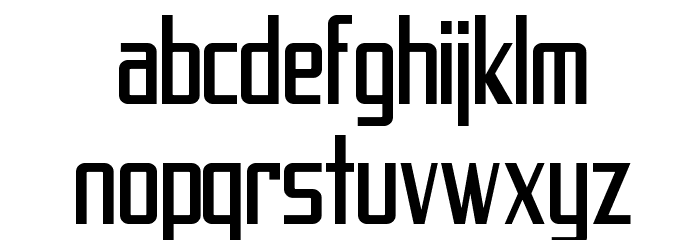 SF Proverbial Gothic Condensed Font LOWERCASE