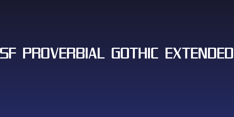 SF Proverbial Gothic Extended Social Header