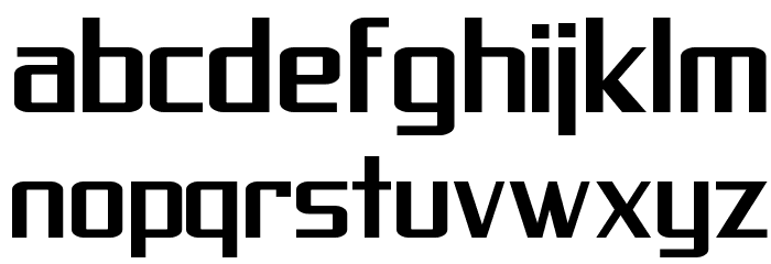 SF Proverbial Gothic Extended Font LOWERCASE
